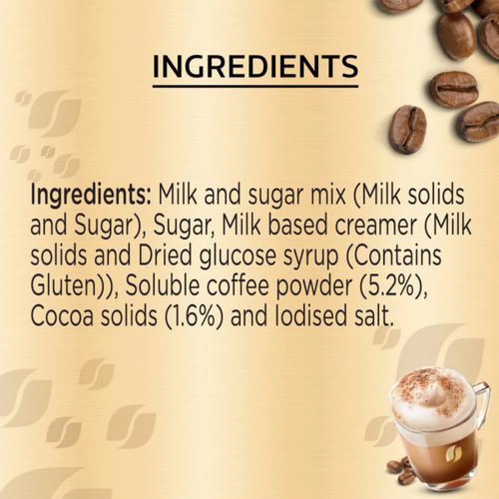 Nescafe  Gold Choco Mocha Instant Coffee Premix - Rich In Aroma & Flavour, 125 g (5 Sachets x 25 g Each)-3.webp